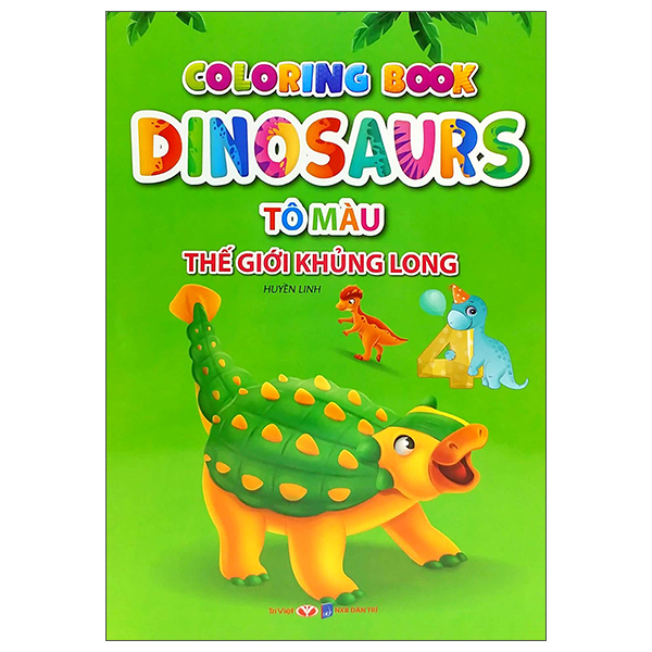 bộ tô màu thế giới khủng long dinosaurs 4