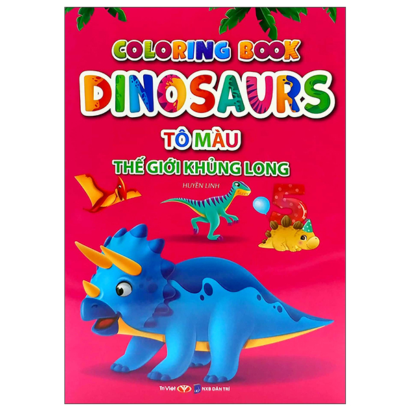 bộ tô màu thế giới khủng long dinosaurs 5