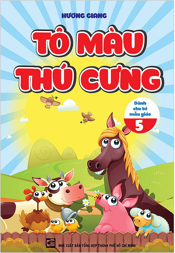 bộ tô màu thú cưng - tập 5