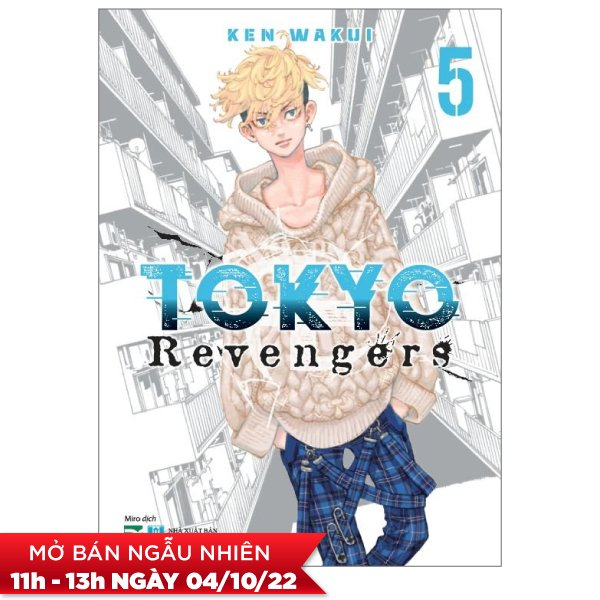 bộ tokyo revengers - tập 5 - bản thường - bìa 2 mặt - không box