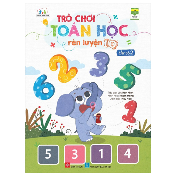 bộ trò chơi toán học rèn luyện iq - cấp độ 2 (dành cho trẻ từ 3-9 tuổi)