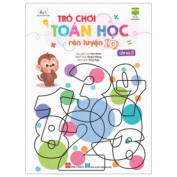 bộ trò chơi toán học rèn luyện iq - cấp độ 3 (dành cho trẻ từ 3-9 tuổi)