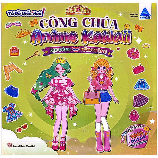 Bộ Tủ Đồ Biến Hoá Công Chúa Anime Kawaii - Dịu Dàng Hay Năng Động