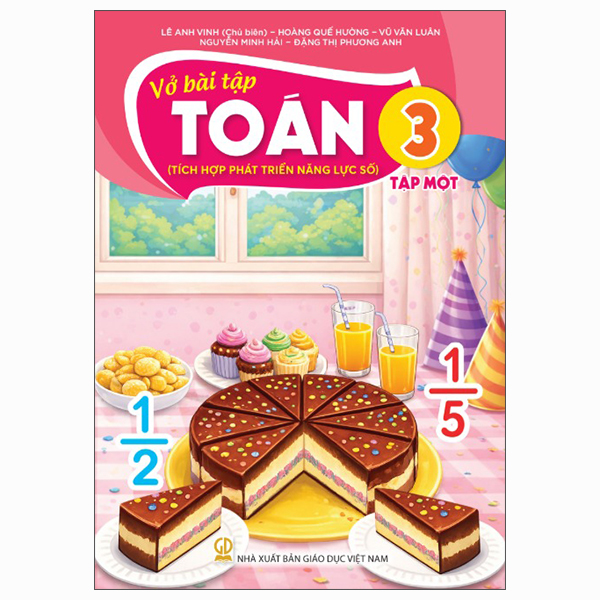 Bộ Vở Bài Tập Toán 3 - Tập 1 (Tích Hợp Phát Triển Năng Lực Số) (Phiên Bản 2026)