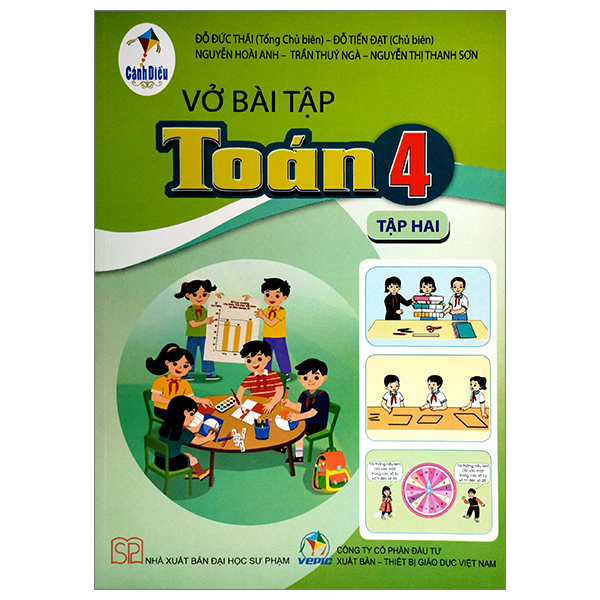 bộ vở bài tập toán 4 - tập 2 (cánh diều) (chuẩn)