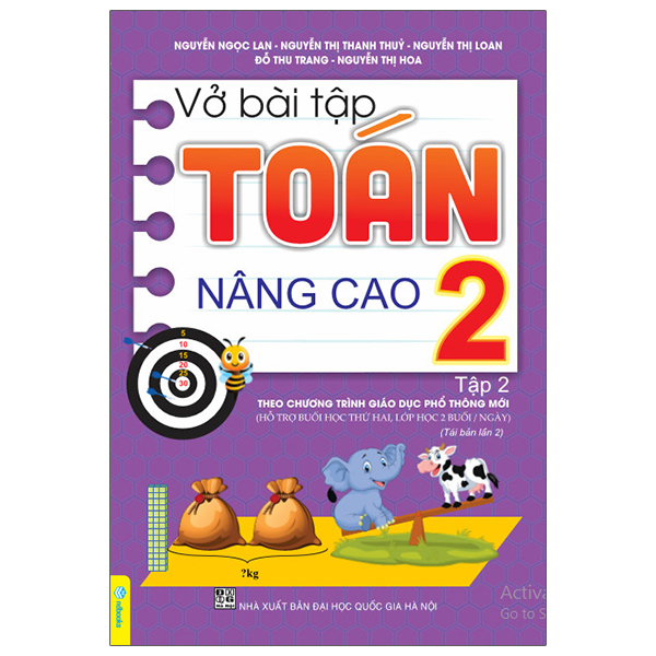 bộ vở bài tập toán nâng cao 2 - tập 2 (tái bản 2023)