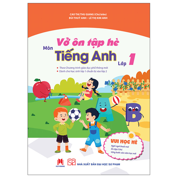 Bộ Vở Ôn Tập Hè Môn Tiếng Anh - Lớp 1