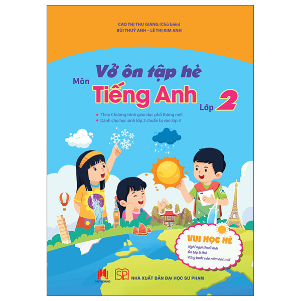 Bộ Vở Ôn Tập Hè Môn Tiếng Anh - Lớp 2