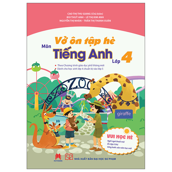 Bộ Vở Ôn Tập Hè Môn Tiếng Anh - Lớp 4