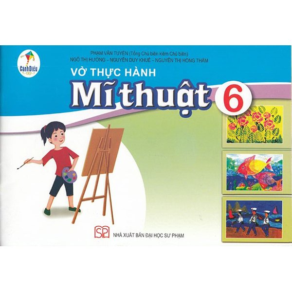 bộ vở thực hành mĩ thuật 6 (cánh diều) (chuẩn)