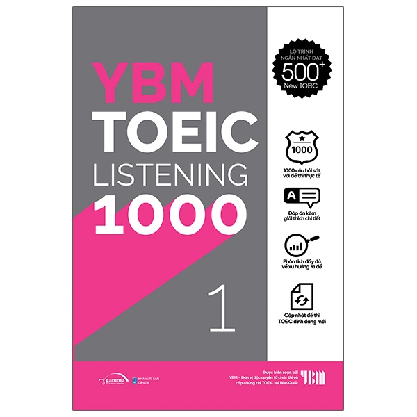 Bo
						
										
										YBM Actual Toeic Tests LC 1000 - Vol 1