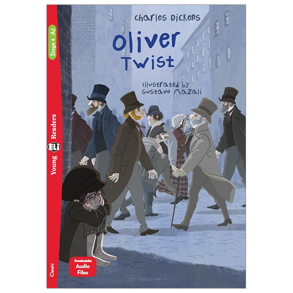 bộ young eli readers - oliver twist - stage 4 a2 - downloadable audio files