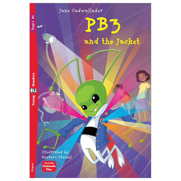 bộ young eli readers - pb3 and the jacket - stage 2 a1 - downloadable multimedia