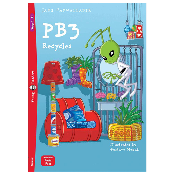 bộ young eli readers - pb3 recycles - stage 2 a1 - downloadable audio files