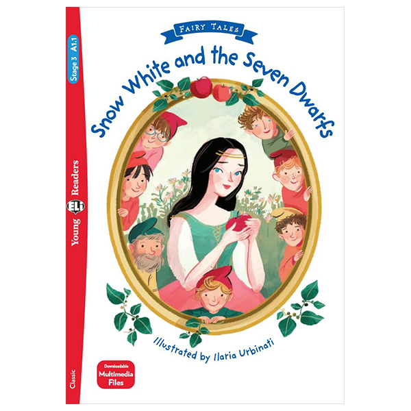 bộ young eli readers - snow white and the seven dwarfs - stage 3 a1.1 - downloadable multimedia