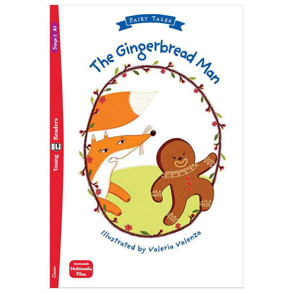 bộ young eli readers - the gingerbread man - stage 2 a1 - downloadable multimedia