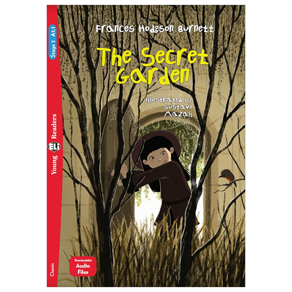 bộ young eli readers - the secret garden - stage 3 a1.1 - downloadable audio files