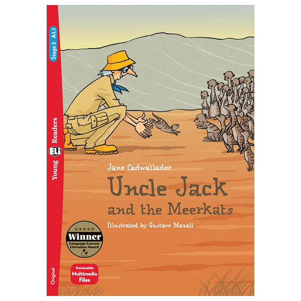 bộ young eli readers - uncle jack and the meerkats - stage 3 a1.1 - downloadable multimedia