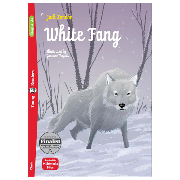 bộ young eli readers - white fang - stage 4 a2 - downloadable multimedia