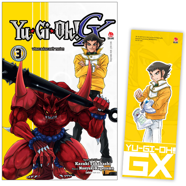 bộ yu-gi-oh! gx - tập 3 - vòng bảng kết thúc!! - tặng kèm bookmark pvc