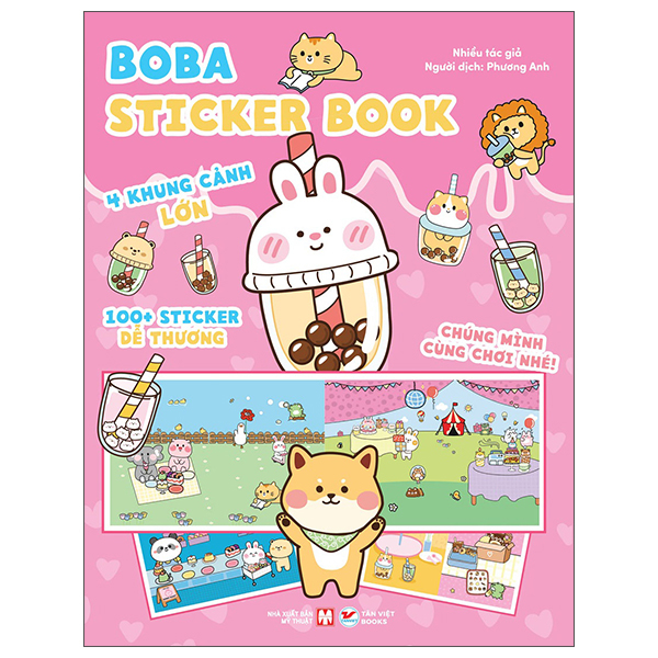 Boba Sticker Book - Bìa Cứng
