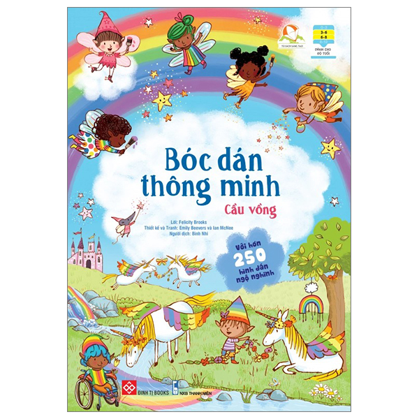 bóc dán thông minh - cầu vồng (dành cho trẻ từ 3-8 tuổi)