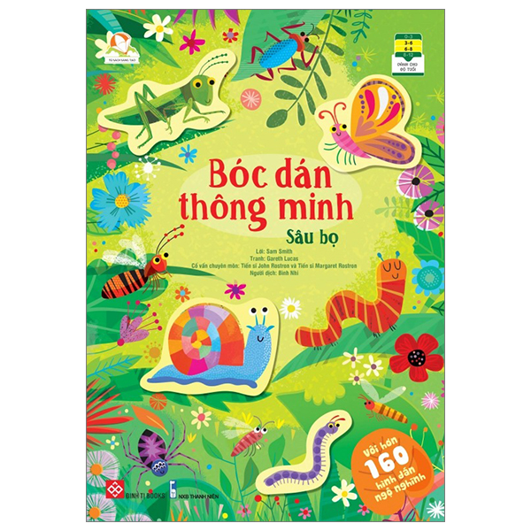 bóc dán thông minh - sâu bọ (dành cho trẻ từ 3-8 tuổi)