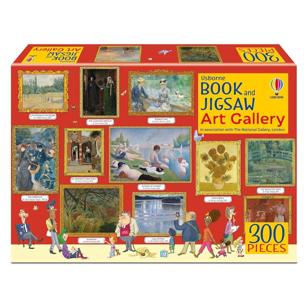 book and jigsaw art gallery