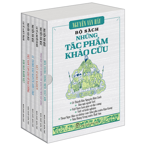 boxset bộ sách những tác phẩm khảo cứu (hộp 6 cuốn)