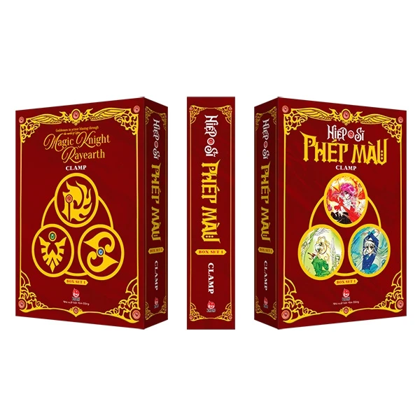 boxset hiệp sĩ phép màu - magic knight rayearth (bộ 3 cuốn)