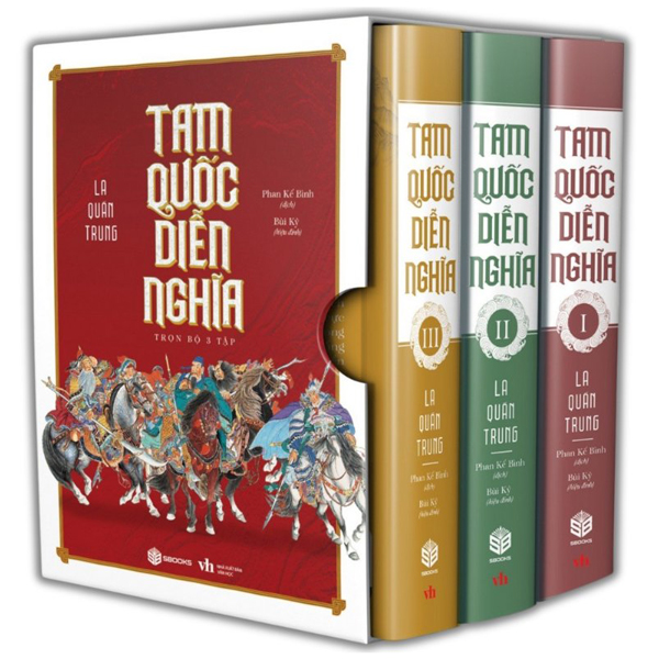 boxset tam quốc diễn nghĩa (bộ 3 cuốn)