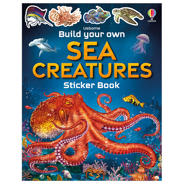 build your own sea creatures sticker book