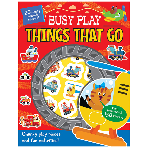 busy play things that go (busy play activity books)