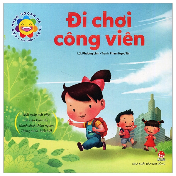 cẩm nang ngoan cả tuần - đi chơi công viên (2-6 tuổi)