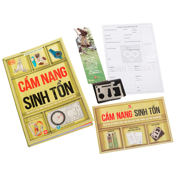 Cam Nang Sinh Ton - Hon 100 Ky Nang Song Con Cho Cac Cuoc Phieu Luu Noi Hoang Da - Bia Cung - Tang Kem Bookmark + Thep Da Nang + Bang Ke Hoach Hanh Dong Khan Cap