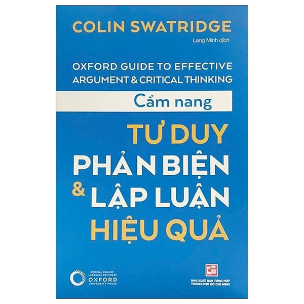 cẩm nang tư duy phản biện và lập luận hiệu quả (tái bản 2025)