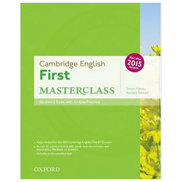 cambridge english: first masterclass: student's book and online practice pack