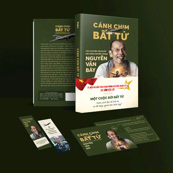 Canh Chim Bat Tu - Cau Chuyen Ve Nguoi Phi Cong Huyen Thoai Nguyen Van Bay - Phien Ban Ky Niem 80 Nam - Tang Kem Bookmark + Postcard