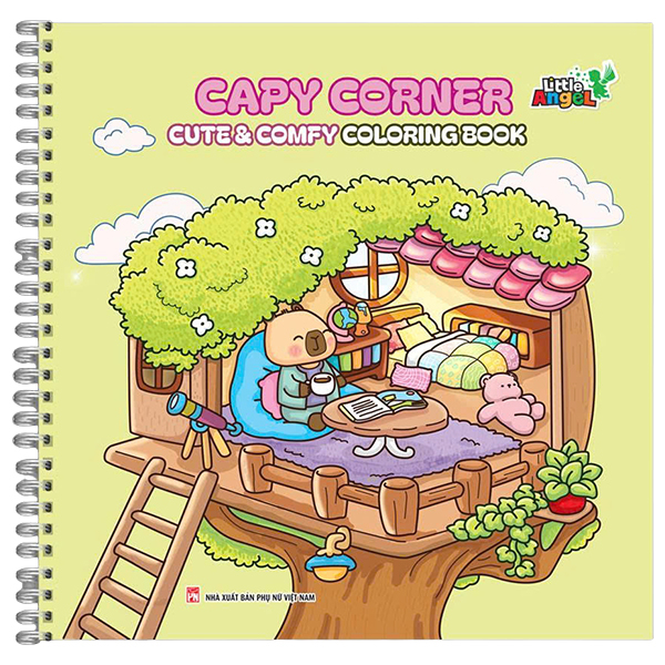 Capy Corner - Cute And Comfy Coloring Book