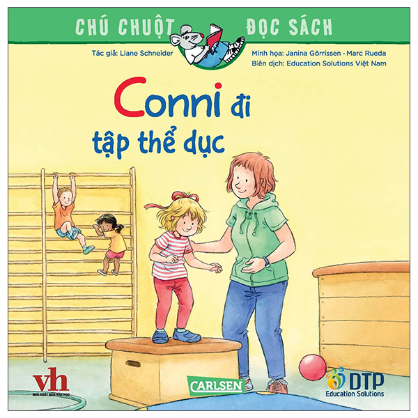 chú chuột đọc sách - conni đi tập thể dục
