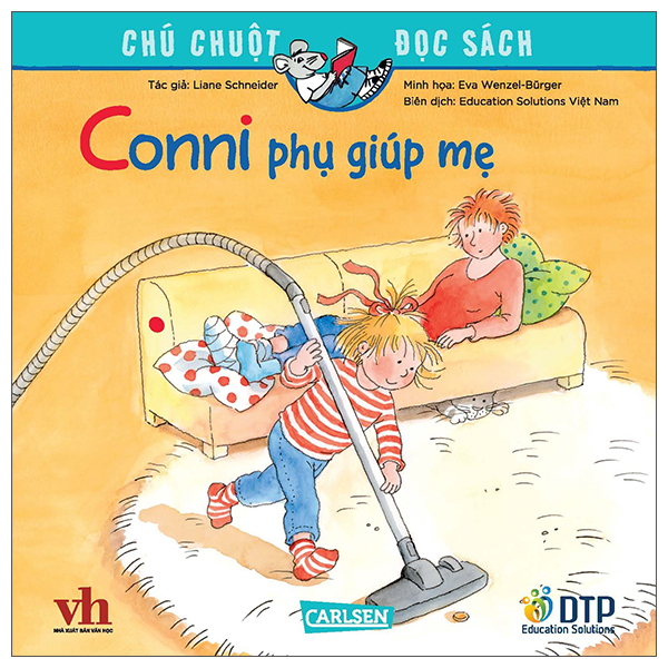 chú chuột đọc sách - conni phụ giúp mẹ