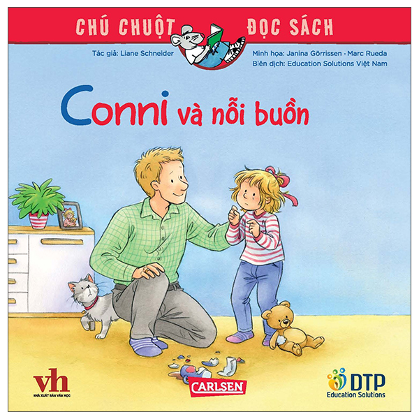 chú chuột đọc sách - conni và nỗi buồn​
