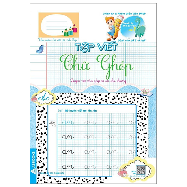 chuẩn bị cho bé vào lớp 1 - dành cho bé 5-6 tuổi - chữ ghép