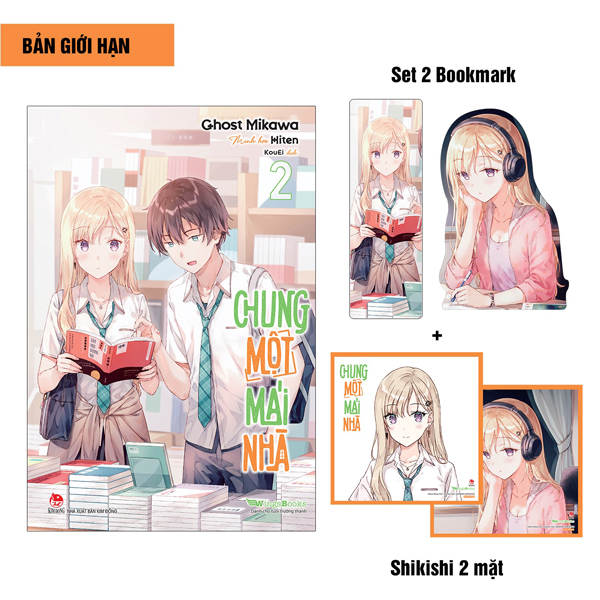 chung một mái nhà - tập 2 - bản giới hạn - tặng kèm set 2 bookmark + shikishi 2 mặt