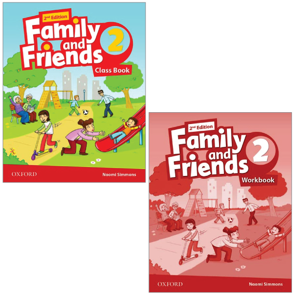 combo family and friends: level 2: class book + workbook