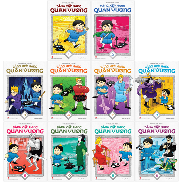 Combo Manga - Bang Xep Hang Quan Vuong: Tap 1 - 10 (Bo 10 Tap)
