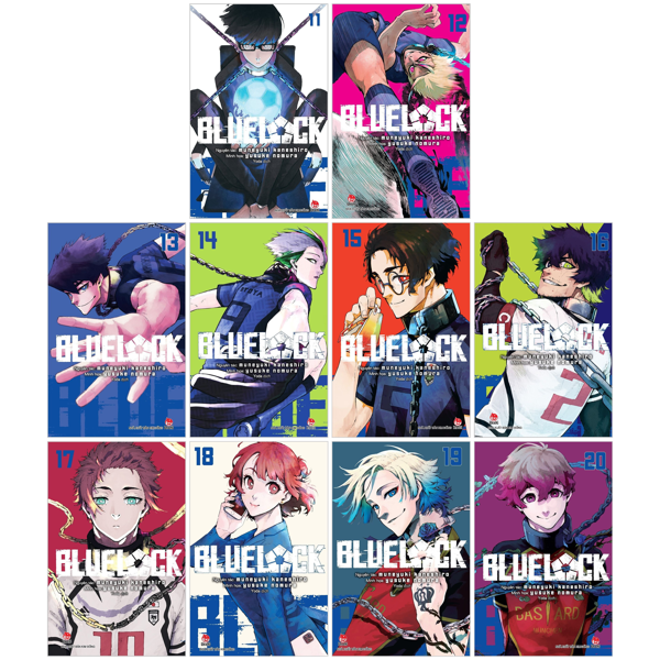 combo manga - bluelock: tập 11 - 20 (bộ 20 tập)