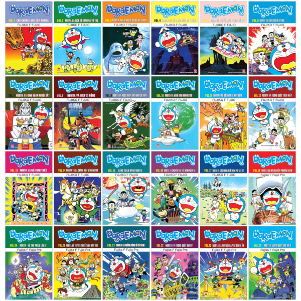 combo manga - doraemon - truyện dài: tập 1 - 24 (bộ 24 tập)