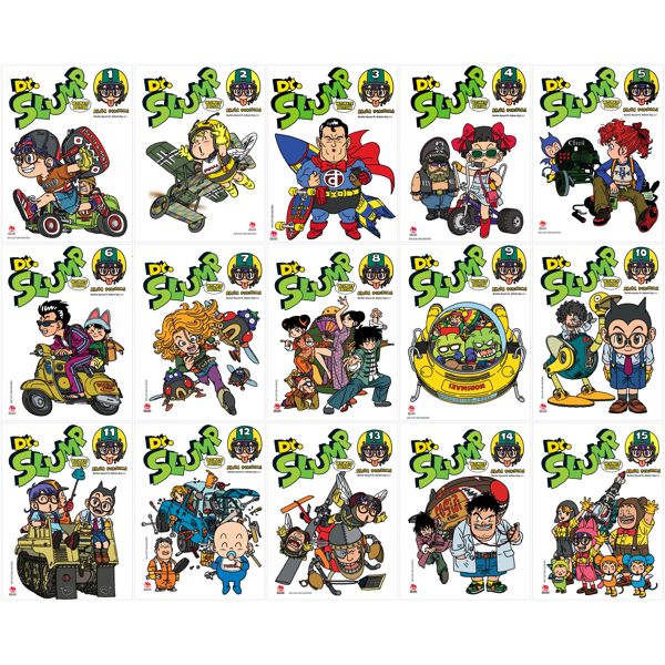 combo manga - dr.slump - ultimate edition: tập 1 - 15 (bộ 15 tập)