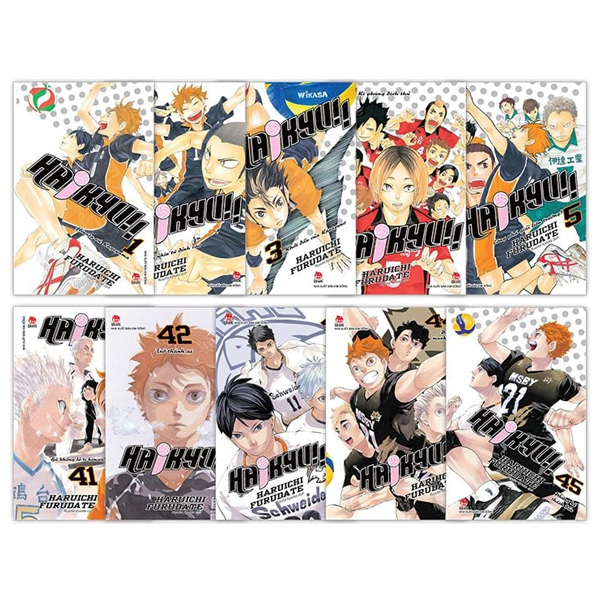 combo manga - haikyu!!: tập 1 - 45 (bộ 45 tập)